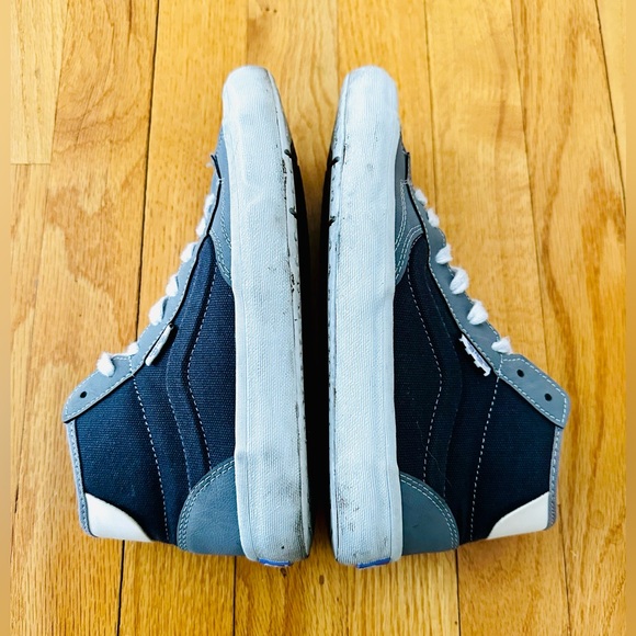 Vans Off the Wall Women’s High-Top Sneakers Gray w Black/White Accents Size 5.5 - Picture 7 of 9